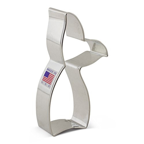 Mermaid and Whale Tail Cookie and Fondant Cutter - Ann Clark - 4.4 Inches - US Tin Plated Steel