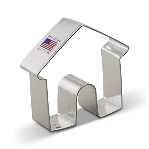 Ann Clark Doghouse Cookie Cutter - 3.25 Inches - Tin Plated Steel