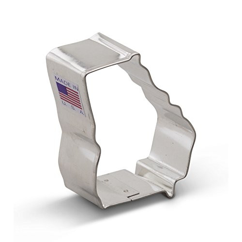 Ann Clark Georgia Cookie Cutter - 3 Inches - Tin Plated Steel