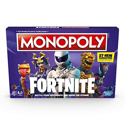 Hasbro Gaming Monopoly: Fortnite Edition Board Game Inspired by Fortnite Video Game Ages 13 and up Hasbro Gaming Monopoly: Fortnite Edition Board Game Inspired by Fortnite Video Game Ages 13 and up