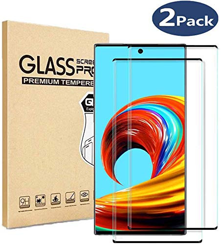 Screen Protector for Samsung Galaxy Note 10,Full Coverage Tempered Glass [Anti-Scratch][High Definition][Designed for Ultrasonic Fingerprint] Suitable for Galaxy Note 10 [2 Pack]