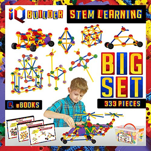 IQ BUILDER | STEM Learning Toys | Creative Construction Engineering | Fun Educational Building Blocks Toy Set for Boys and Girls Ages 5 6 7 8 9 10 Year Old + | Best Toy Gift for Kids | Activity Game IQ BUILDER | STEM Learning Toys | Creative Construction Engineering | Fun Educational Building Blocks Toy Set for Boys and Girls Ages 5 6 7 8 9 10 Year Old + | Best Toy Gift for Kids | Activity Game