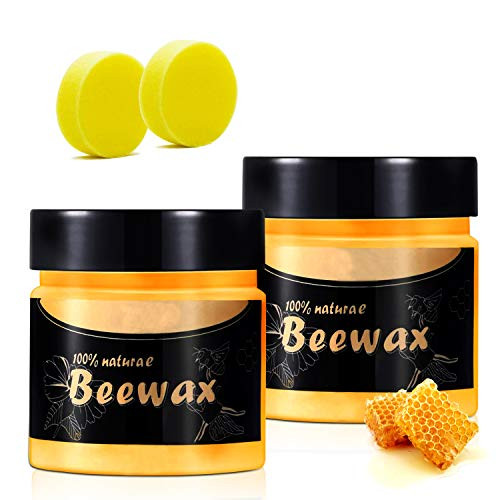 Wood Seasoning Beewax, Multipurpose Natural Wood Wax Traditional Beeswax Polish for Furniture, Floor, Tables, Cabinets. (2 Pack) Wood Seasoning Beewax, Multipurpose Natural Wood Wax Traditional Beeswax Polish for Furniture, Floor, Tables, Cabinets. (2 Pack)