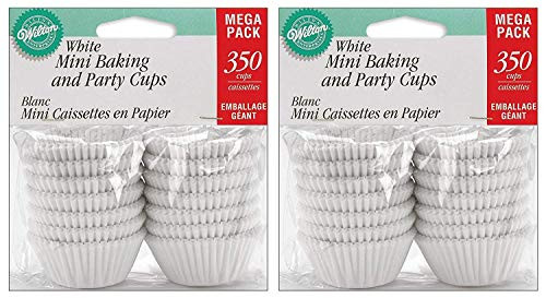 2-PACK - Wilton Baking Cups, Mini, White, 350-Count