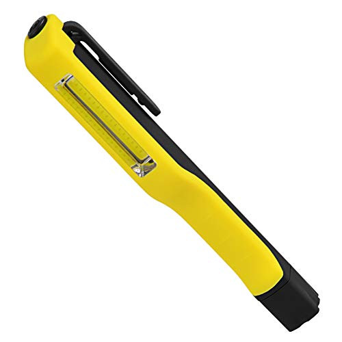 Pocket COB Light, Handheld Inspection Pen Light, LED Work Light with Magnetic Clip, Bright 200 Lumen