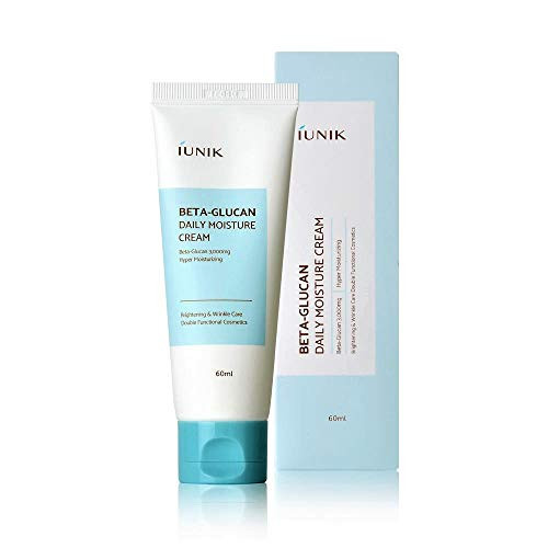 IUNIK Beta Glucan Daily Moisture Cream 2.02 Fl Oz - Skin Relief Intense Moisture Wrinkle Care Repair Cream Steroid & Fragrance-Free, All Natural Ingredients Centella Asiatica Extract and Vitamins IUNIK Beta Glucan Daily Moisture Cream 2.02 Fl Oz - Skin Relief Intense Moisture Wrinkle Care Repair Cream Steroid & Fragrance-Free, All Natural Ingredients Centella Asiatica Extract and Vitamins