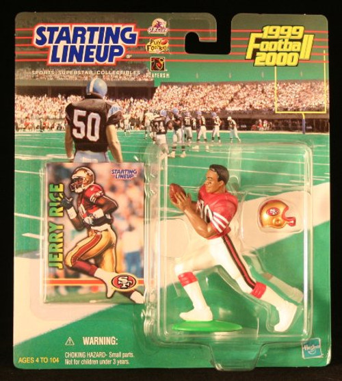 JERRY RICE / SAN FRANCISCO 49ERS 1999-2000 NFL Starting Lineup Action Figure & Exclusive NFL Collector Trading Card JERRY RICE / SAN FRANCISCO 49ERS 1999-2000 NFL Starting Lineup Action Figure & Exclusive NFL Collector Trading Card
