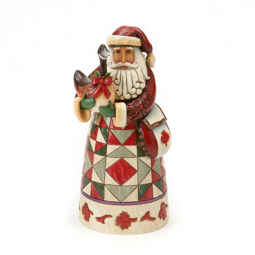 Enesco Jim Shore Heartwood Creek Canadian Santa Figurine, 7.25 Inch, Multicolor Enesco Jim Shore Heartwood Creek Canadian Santa Figurine, 7.25 Inch, Multicolor