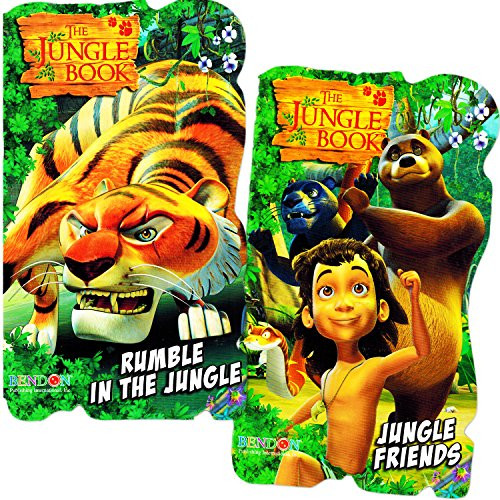 Jungle Book Baby Toddler Beginnings Board Books Set (Set of 2 Toddler Books)