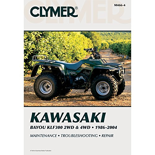 CLYMER ATV REPAIR MANUAL - KAWASAKI KLF 300 - 1986-2004 _M466-4
