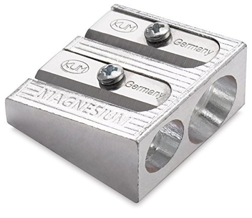 KUM 2-hole Pencil Sharpener Magnesium Alloy Wedge