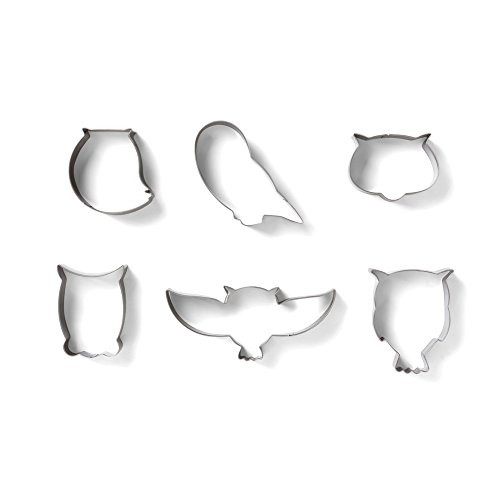 Fox Run 3673 Owl Cookie Cutter Set, 6-Piece, Stainless Steel Fox Run 3673 Owl Cookie Cutter Set, 6-Piece, Stainless Steel