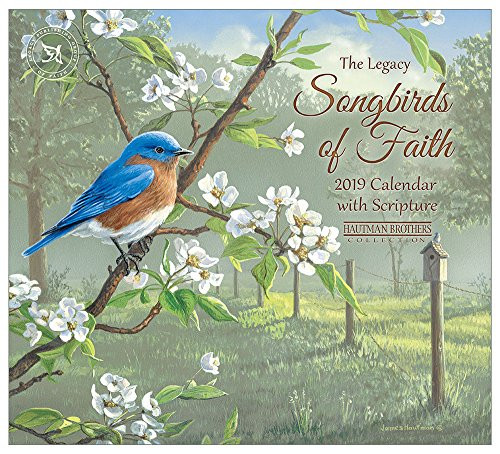 2019 Mini-Wall Calendar, Hautman Brothers - Songbirds of Faith