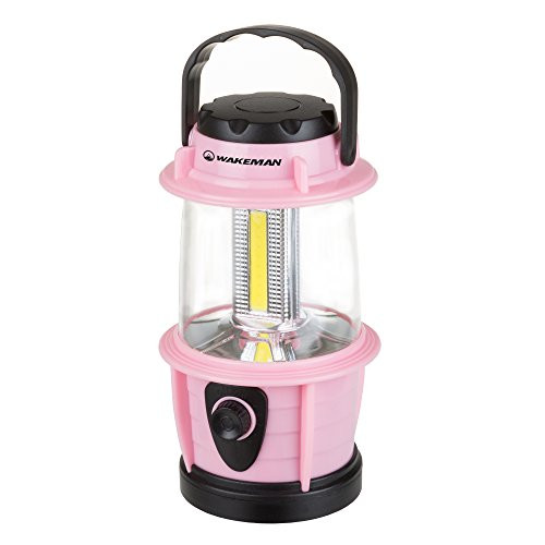LED Lantern, Adjustable LED COB Outdoor Camping Lantern Flashlight With Dimmer Switch for Hiking, Camping and Emergency By Wakeman Outdoors (Pink) LED Lantern, Adjustable LED COB Outdoor Camping Lantern Flashlight With Dimmer Switch for Hiking, Camping and Emergency By Wakeman Outdoors (Pink)