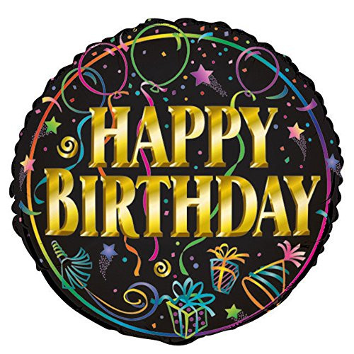 18" Foil Brilliant Happy Birthday Balloon 18" Foil Brilliant Happy Birthday Balloon