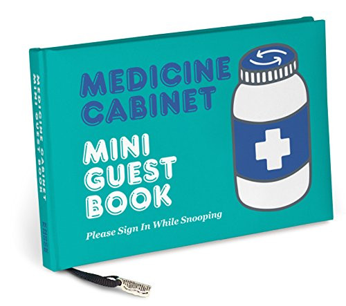 Knock Knock Medicine Cabinet Mini Guest Book