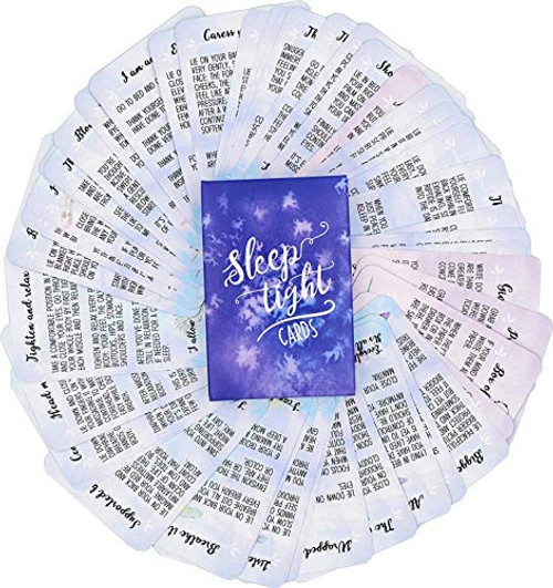 Sleep Tight Cards 45 Meditation and Mindfulness Cards - Calm Down and Relax & Relief Stress and Anxiety - Self Care, Therapy & Counseling Tool Sleep Tight Cards 45 Meditation and Mindfulness Cards - Calm Down and Relax & Relief Stress and Anxiety - Self Care, Therapy & Counseling Tool