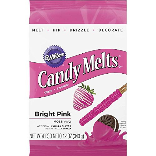 Wilton 1911-424 Candy Melts, 12-Ounce, Bright Pink