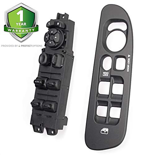 Master Power Window Switch and Bezel 56049805AB for 2002-2009 Dodge Ram 1500 2500 3500, 2001-2004 Dodge Dakota, 2001-2003 Dodge Durango,2005-2009 Dodge Sprinter 2500 3500