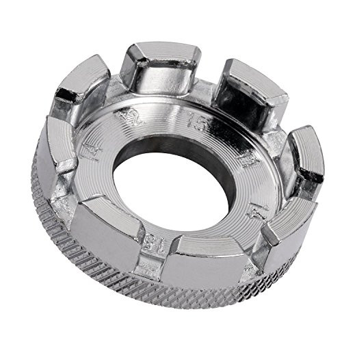 Estiq New Bicycle Bike Mini Repair Tool 8 Way Spoke Nipple Key Wheel Rim Wrench Spanner