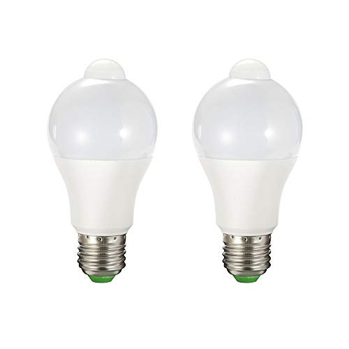 Motion Sensor Light Bulb,SZBCD 12W(100W Equivalent) 3000K Motion Activated Security LED Bulb Lamp Outdoor for Front Door,Basement,Garage Stairs,Hallway E26/E27 AC95-265V- 2Pack (Warm White) Motion Sensor Light Bulb,SZBCD 12W(100W Equivalent) 3000K Motion Activated Security LED Bulb Lamp Outdoor for Front Door,Basement,Garage Stairs,Hallway E26/E27 AC95-265V- 2Pack (Warm White)