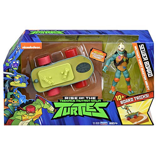 Rise of the Teenage Mutant Ninja Turtle Skateboard Vehicle with Michelangelo Figure