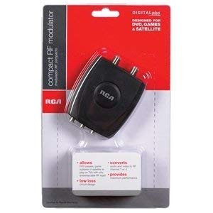 MINI RF MODULATOR CONVERTS AV TO RF CHANNEL