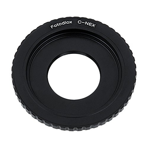 Fotodiox Lens Mount Adapter Compatible with C-Mount CCTV/Cine Lenses on Select Sony E-Mount Cameras