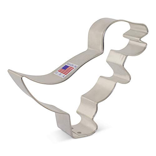 T-Rex/Tyrannosaurus Rex/TREX Dinosaur Cookie Cutter - 4.68 Inch - Ann Clark - USA Made Steel