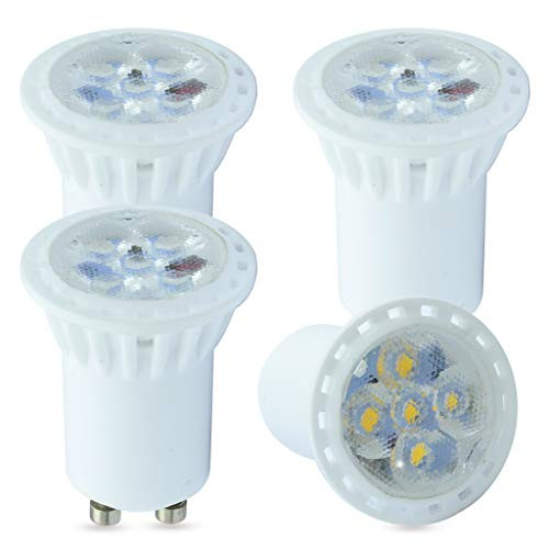 MR11 LED Bulb 4W GU10 Base 360LM, 40W Halogen Bulbs Equivalent,30° Beam Angle, Recessed Lighting, Track Lighting, Spotlight, Non-Dimmable,Warm White 3000K,Pack of 4 Units