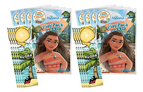 Disney Moana Grab and Go Play Packs (Pack of 8)