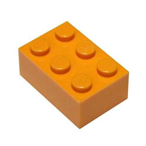 LEGO Parts and Pieces: 2x3 Orange (Bright Orange) Brick x100