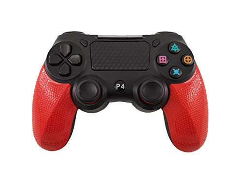 PS4 Wireless Gamepad Controller Game Joystick with Touch Pad High-Precison Controller Compatible for Playstation 4/Pro/Slim/PC/Laptop /PS4/PS3/PC360(Red)