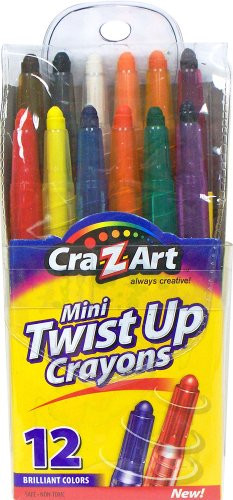 Cra-Z-Art Mini Twist Up Crayons, 12 Count (10241)