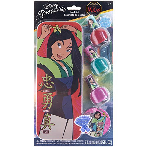 Townley Girl Disney Princess Mulan Nail Polish with Themed Purse, Age 3+ -3 Pack Townley Girl Disney Princess Mulan Nail Polish with Themed Purse, Age 3+ -3 Pack