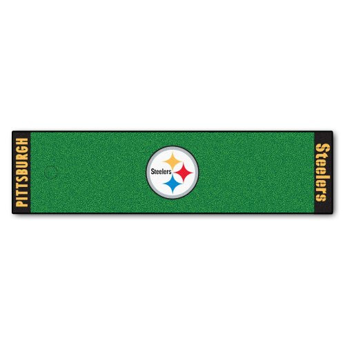 FANMATS NFL Pittsburgh Steelers Nylon Face Putting Green Mat