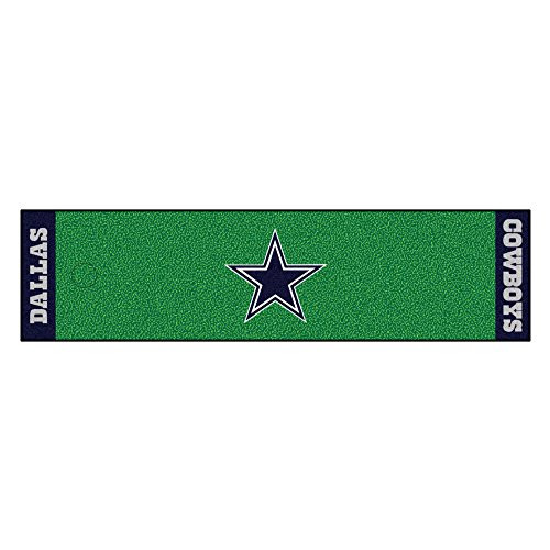 FANMATS NFL Dallas Cowboys Nylon Face Putting Green Mat