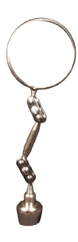 Ullman Devices C-2X Circular Inspection Mirror Magnetic Base - 2-1/4 in. Swivel-Free Angle Ball Joint Antenna Mirror. Inspection Tools