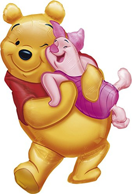 Anagram Disney Big Pooh Hug Shaped Foil Balloon Anagram Disney Big Pooh Hug Shaped Foil Balloon