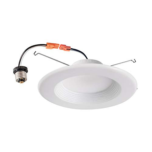 OSTWIN 5/6 Inch Dimmable LED Baffle Downlight Recessed Retrofit Kit Lighting Fixture, LED Ceiling Can Light, 15W (120W Replacement) 1250 Lm, 5000K Daylight, Energy Star & ETL