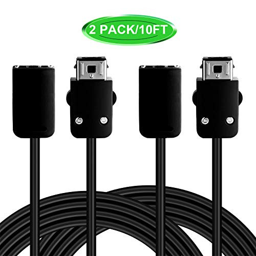 SNES Classic Controller Extension Cable 3M/10ft,ABLEWE Super NES Classic Extension Power Cord for Super Nintendo SNES Classic Edition Controller-2017 and Mini NES Classic Edition-2016(2 Pack)