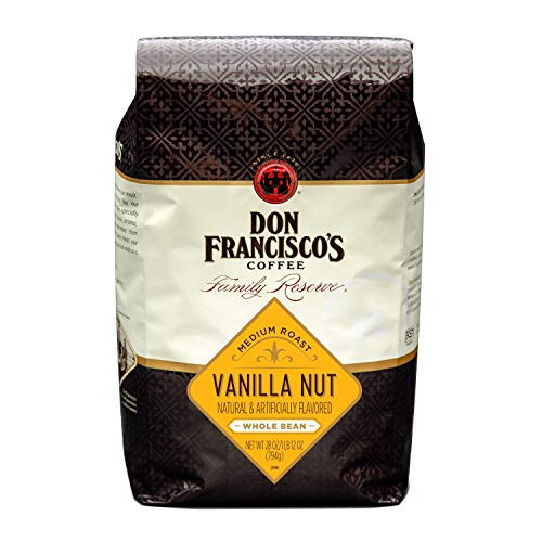 Don Francisco's Vanilla Nut Flavored, Whole Bean, 100% Arabica Coffee (28-Ounce Bag)
