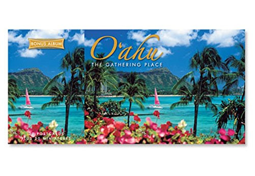 Hawaiian Postcards with Mini Album: 20 Postcards & 20 Miniatures, Oahu the Gathering Place