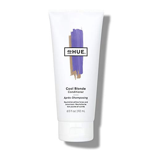 dpHUE Cool Blonde Conditioner, 6.5 oz - Purple Conditioner for Color-Treated Hair - Blonde Toner - Neutralize Unwanted Yellow, Brassy Hair Tones - Moisturizing Conditioner for Soft, Shiny Hair