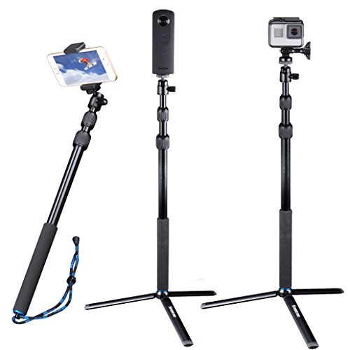 Smatree Telescoping Selfie Stick Compatible for GoPro Max/Hero 8/7/6/5/4/3+/3/Session/GOPRO Hero(2018)/Ricoh Theta S/V/Samsung Gear360/YI 4K Smatree Telescoping Selfie Stick Compatible for GoPro Max/Hero 8/7/6/5/4/3+/3/Session/GOPRO Hero(2018)/Ricoh Theta S/V/Samsung Gear360/YI 4K