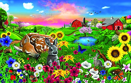 Pasture Buddies 100 pc Jigsaw Puzzle by SUNSOUT INC Pasture Buddies 100 pc Jigsaw Puzzle by SUNSOUT INC