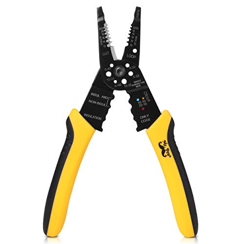 Mr. Pen- Wire Stripper, 8 inch, Wire Cutter, Wire Stripper Crimper, Wire Stripping Tool, Cable Stripper, Wiring Tools, Wire Crimping Tool, Electrical Pliers, Wire Stripping Cutter Tool, Crimping Tool Mr. Pen- Wire Stripper, 8 inch, Wire Cutter, Wire Stripper Crimper, Wire Stripping Tool, Cable Stripper, Wiring Tools, Wire Crimping Tool, Electrical Pliers, Wire Stripping Cutter Tool, Crimping Tool