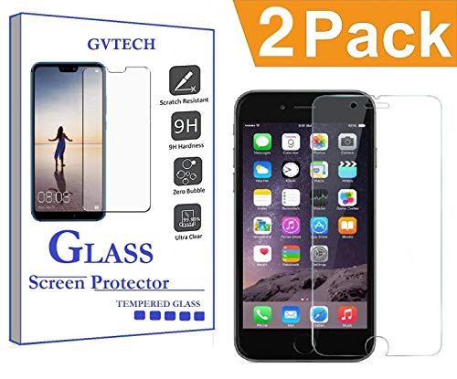 GVTECH Screen Protector for Apple iPhone 8, Tempered Glass Screen Protector[0.3mm, 2.5D][Bubble-Free][9H Hardness][Easy Installation][HD Clear] for Apple iPhone 8(2 Pack)