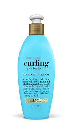 OGX Moroccan Curling Perfection Defining Cream, 6 Ounce, Blue (91617)
