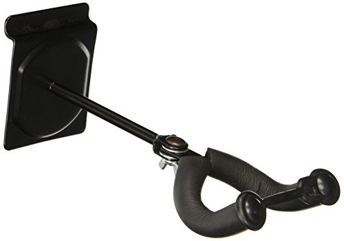 Performance Plus EH180S Electric Guitar Hanger - Skateboard Holder, 180º Swivel 5" Long for Slatwall
